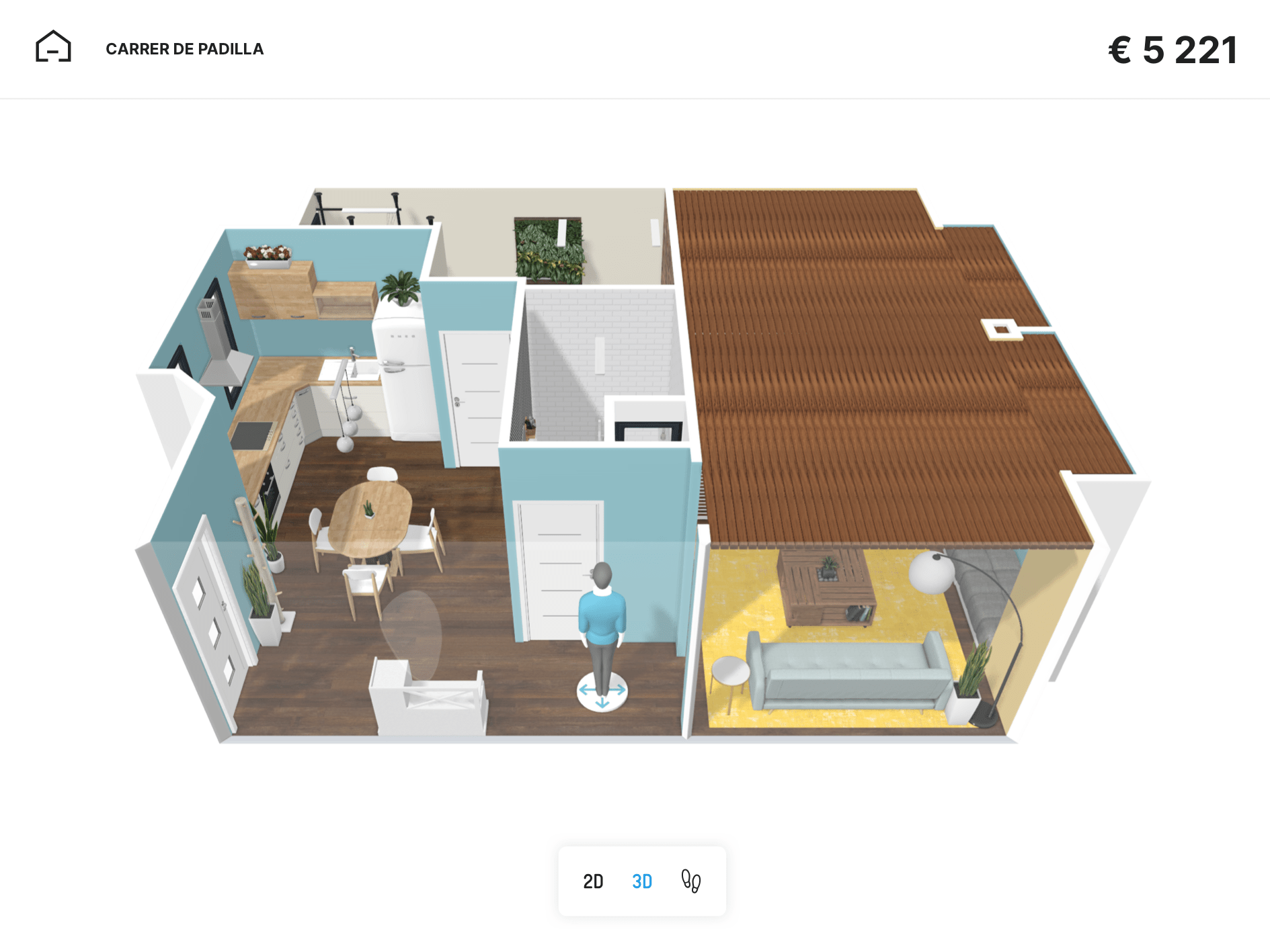 HomeByMe Enterprise 3D iPad Example