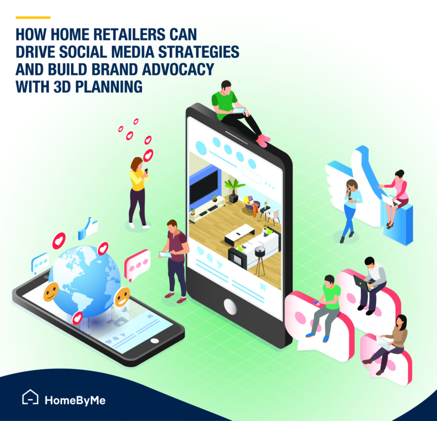 How home retailers can drive social media strategies and build brand advocacy with 3D planning